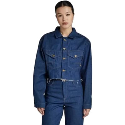 Dames spijkerjack G-Star Cropped Cutoff
