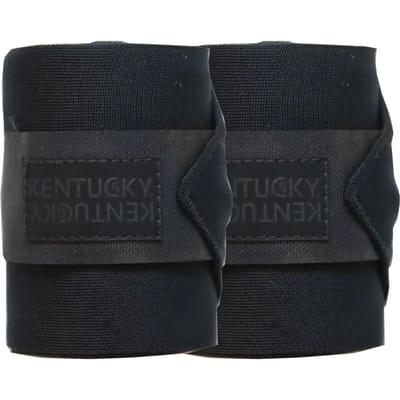 Kentucky Horsewear - Vuilafstotende bandages zwart set of 2