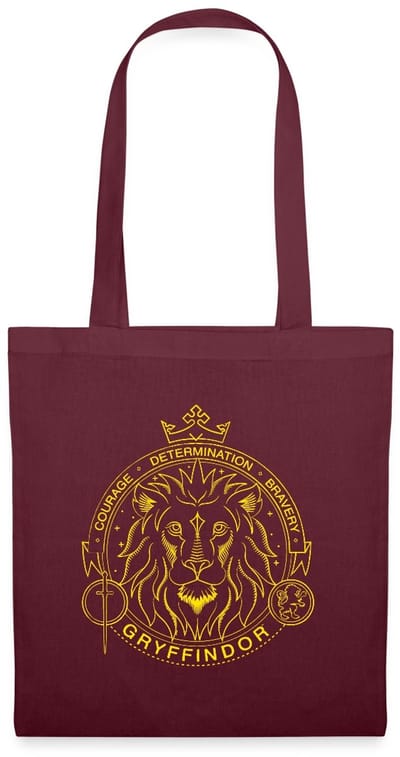 Harry Potter Griffoendor Lineart Tas Van Stof Schoudertas