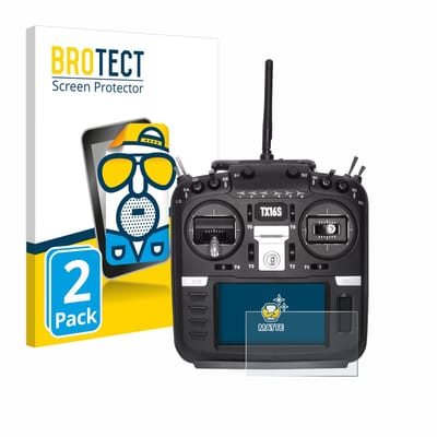 BROTECT - Screenprotector voor Radiomaster TX16S - Folie Beschermfolie matte 2 Stuks