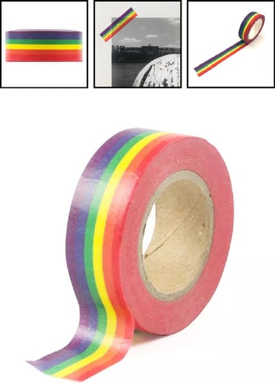 Washi Tape - Masking - Regenboog - Kleur Plakband - Decoratie Plak Strip - Rainbow Tape