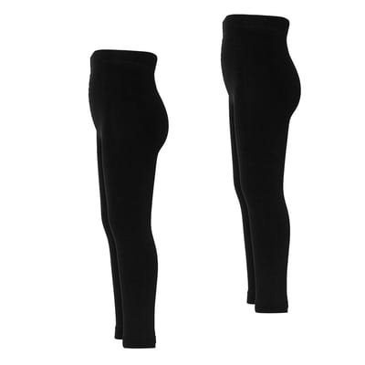 Heatkeeper - Thermo legging kids - Zwart - Maat 92/98 - 4-Pack - Thermokleding kinderen