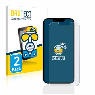 BROTECT - Screenprotector voor Apple iPhone 13 / 13 Pro - Folie Beschermfolie matte 2 Stuks