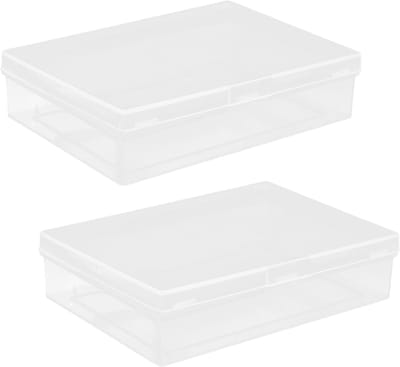 Speelkaarten Opbergdozen - Kaartenhouder Set - Kaarten Beschermen - Compact Ontwerp - 9.8x7.4x2.5CM - Transparant