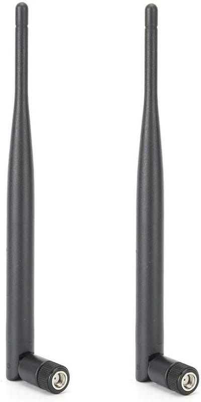 2 Stuks Dual-Band WIFI Antenne 6DBI High Gain SMA Female Router Netwerk