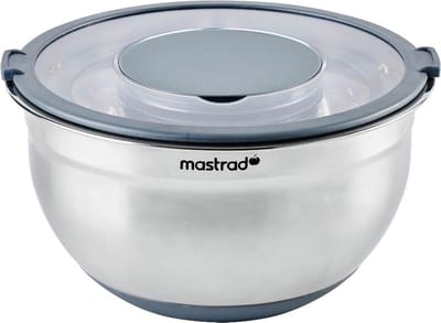 Mengkom met Deksel, RVS, Ø24 cm, Grijs - Mastrad