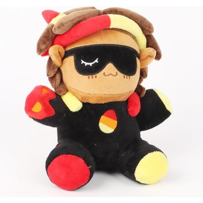 Kawaii Vlamfragmenten Pluche Speelgoed Onstabiel Universum Gaming Merchandise Gevuld Vlam Pluche Speelgoed Kerst Verjaardagscadeau Kinderen Game Fans 22cm