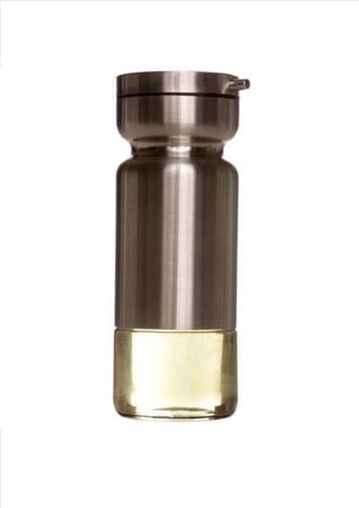 Cosy&Trendy Olie- of Azijnfles - glas/Roestvrijstaal- 37 cl