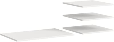 Extra opbergruimte voor je 3-deurs kledingkast - Flexibel Einlegebodenset in Wit - 78x1,6x48cm