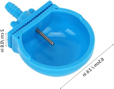 Dailygoods- Drinkkom Automatische Konijnendrinker - Hoogwaardig Roestvrij Staal - Duurzaam Accessoire - Klembevestiging - Betrouwbaar in Gebruik - Eenvoudig te Installeren - Dierenwaterbak
