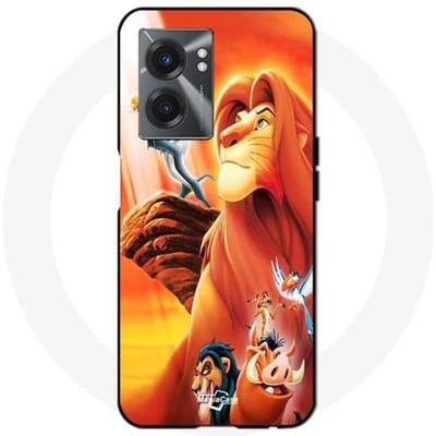 Realme V23 hoesje de leeuwenkoning Disney film Simba Nala Mufasa