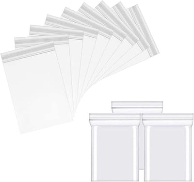 Zipper zakjes 4 x 6 cm - 500 stuks afsluitbare plastic zakken voor voedselveilig gebruik, opbergoplossingen en organisatie
