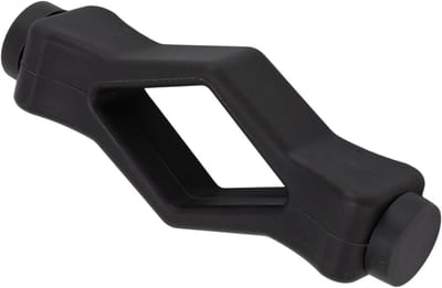 Deursteun Wasmachine - Deurstop - Ventilatie Wassen - Sterke Magneet - 10 cm Lengte - Zwart