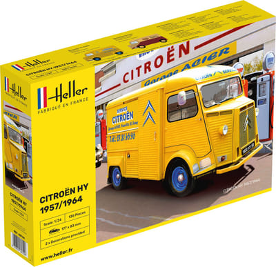 Heller Modelbouwpakket Auto - 80744 Citroen HY 57/64 Service Citroen Plastic - 1:24 - Modelbouw