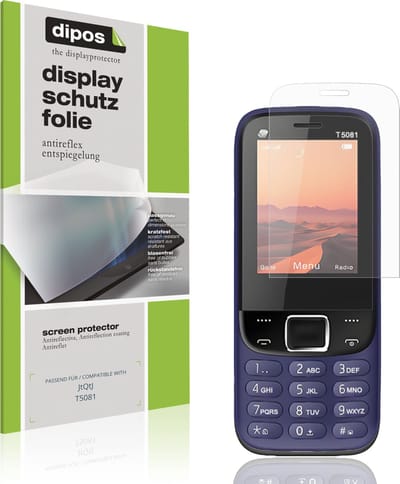 dipos – 4x Matte Beschermfolie geschikt voor JtQtJ T5081 | Krasbestendige & antireflecterende Screenprotector Ultra-Thin