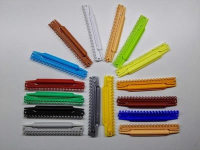 Kunststof vogelringen voor Kanarie's, 3 mm (10 x20 stuks)
