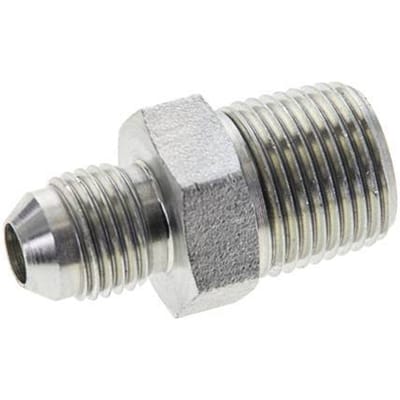 JIC  Dubbele Nippel UNF 1/2''-20 X 3/8'' NPT Staal 210bar [2 Stuks]