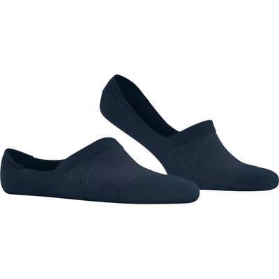 Burlington Athleisure onzichtbar eenkleurig functioneel materiaal footies heren blauw - maat 39-42