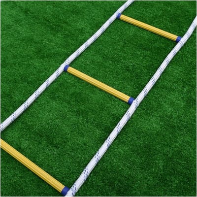 Veiligheidsladder Touw - Ontsnappingsladder Noodladder - Noodsituatie Ontsnapping - Antislip Hars Treden - 7 Meter - Geel