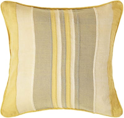 Homescapes Marokko kussenhoes in geel, 100% katoen, 45 x 45 cm