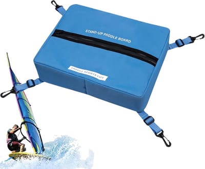 Paddleboard Deck Bag - Kayak Cooler Bag - Water Avonturen - Lekvrije Rits - 38x30x10 cm - Blauw