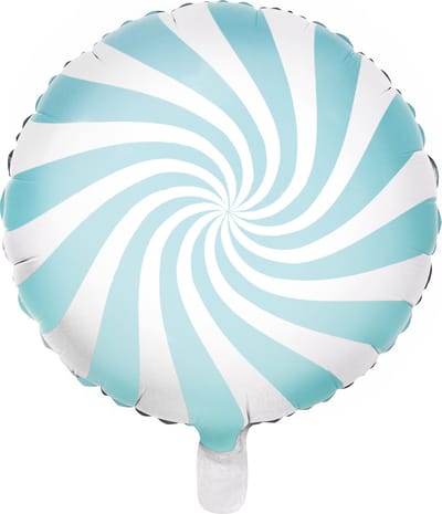Folie ballon Candy - 45cm Pastel Blauw - Partydeco