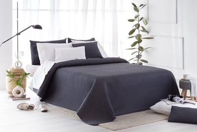 Unyqoos® Luxueus Microvezel Dekbed voor Alle Seizoenen, Extra Zacht en Veelzijdig, Donkergrijs, 180 x 260 cm