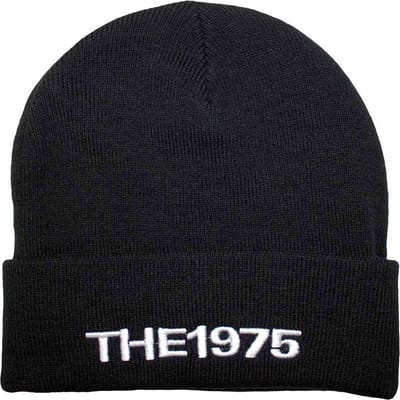 The 1975 - Bold Logo Beanie Muts - Zwart