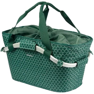Basil Flair - Carry All achtermand MIK - 22L - Groen - Waterafstotend - Reflectiedetails