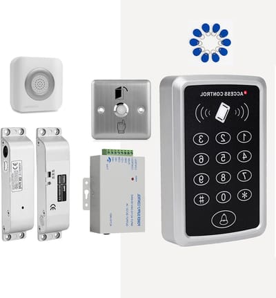 Toegangscontrole Systeem - Deur opener - Beveiliging huis - Waterdicht RFID toetsenbord - 1000 gebruikers - Zwart