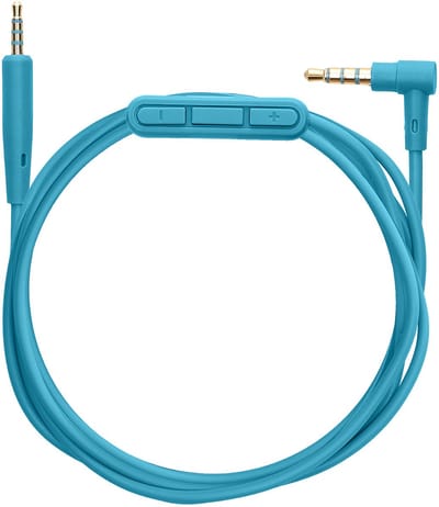 kwmobile koptelefoonkabel geschikt voor Bose QuietComfort 35 / 35II / 25 / QC25 / QC35 II / QC35 / On-Ear 2 / OE2 / OE2i / SoundTrue - Reservekabel 140 cm - Met microfoon en volumeregelaar - 3,5 mm aansluiting