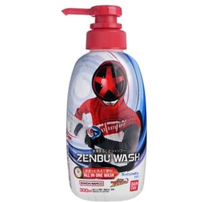 Bandai - Zenbu Wash Bakuage Sentai BoonBoomger All In One Shampoo 300ml