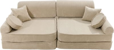 Modulaire Kinderbank - Speelbank & Speelkussen - Veilig & Comfortabel - CE-Certificaat - 120x60x25cm