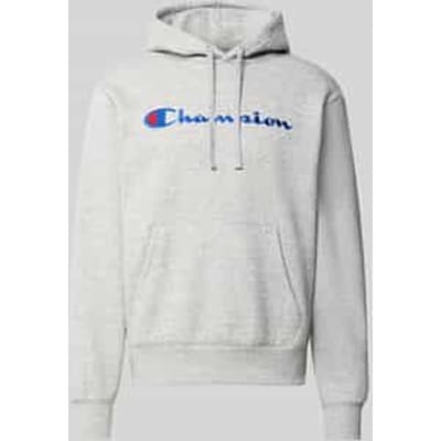 hoodie met labelstitching
