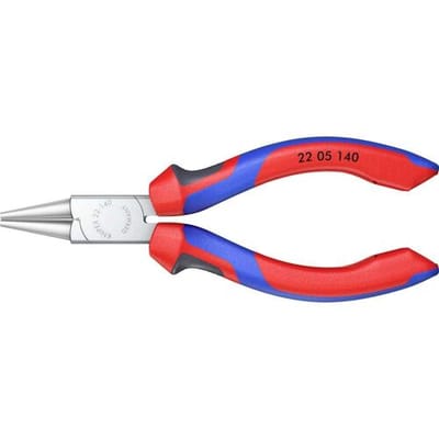 Knipex 22 05 140 Rondbektang Elektronica en fijnmechanica Recht Chroom-vanadium elektrostaal 140 mm