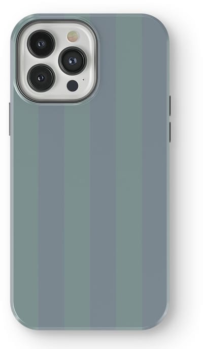 DripCase Gestreept Hoesje geschikt voor iPhone 13 Pro | Backcover met Mag | Stripes Motief | Trendy Case geschikt voor iPhone 13 Pro met Strepen Blue Mojito