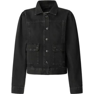 Pepe Jeans Sunny Blk Spijkerjas Zwart M Vrouw