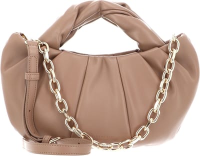 SEIDENFELT MANUFAKTUR Handtas Schoudertas Stranda Handbag Powder Taupe / Gold