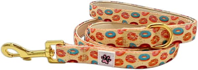 Hondenriem - Leiband Hond - Kleurrijke Honden Riem - Beige - Donuts - Donut Skip Dessert - Paw My God!
