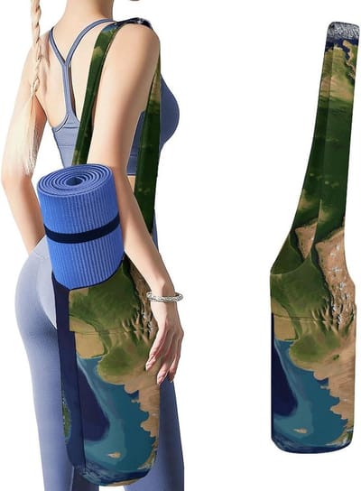 Yoga Mat Tas - Yogamat Opbergzak - Sporten en Reizen - Canvas Constructie - 50x40x18cm - Stijl
