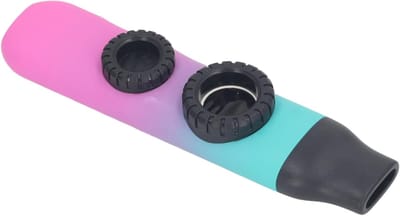 Draagbaar Kazoo Instrument - Muziek Speelgoed - Muziek Maken - Verstelbare Toon - 14 x 9 x 3 cm