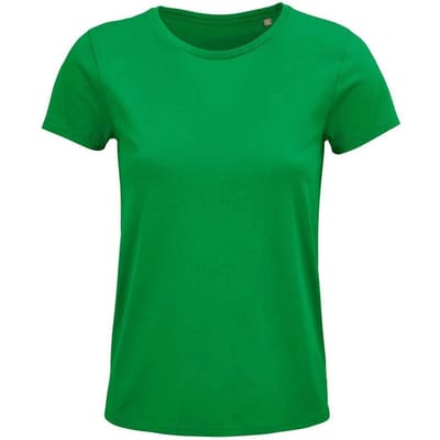 SOLS Dames/Dames Kruisvaarder T-Shirt (Kelly Groen)