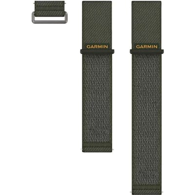 Garmin Nylon bandje - Garmin 24 mm aansluiting - Moss Green