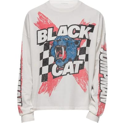 T-shirt Air Jordan Black Cat 'Ivoire' 2XL white