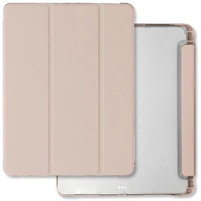 Mercury Clear Serie - Tablethoes - iPad Pro 13 2024 - Roze - Transparante Bescherming
