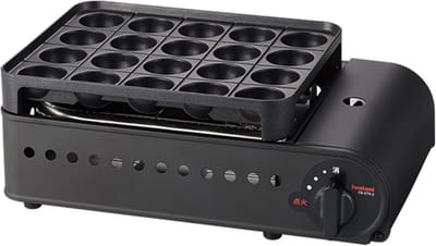 Takoyaki Maker - Snack Pan - Japanse Snacks Maken - U-vormige Brander - 23 x 36 x 14 cm