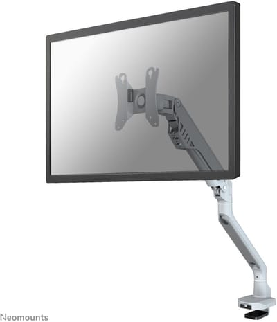 Neomounts FPMA-D750SILVER Monitorarm 1 scherm - 10-32" - 2-8 kg - gasveer - Topfix - zilver