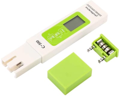 5 in 1 Waterkwaliteit Tester voor Zwembaden - Saliniteit, TDS, EC en Zeewater Met Verlichting