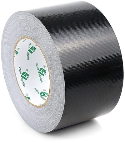 Zwarte waterdichte extreme tape, handafbreekbaar gaffa tape voor diverse toepassingen, 50m x 75mm