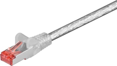 Goobay S/FTP netwerkkabel transparant - CAT6 / LSZH - 0,50 meter